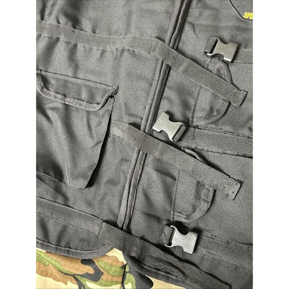 Under Wraps SEAL TEAM Adult Costume Military Army Soldier Jumpsuit Vest Camo OS - Picture 6 of 9